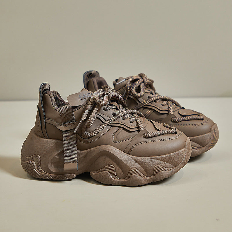 Student Sports Running Shoes Casual Platform Height Increasing
