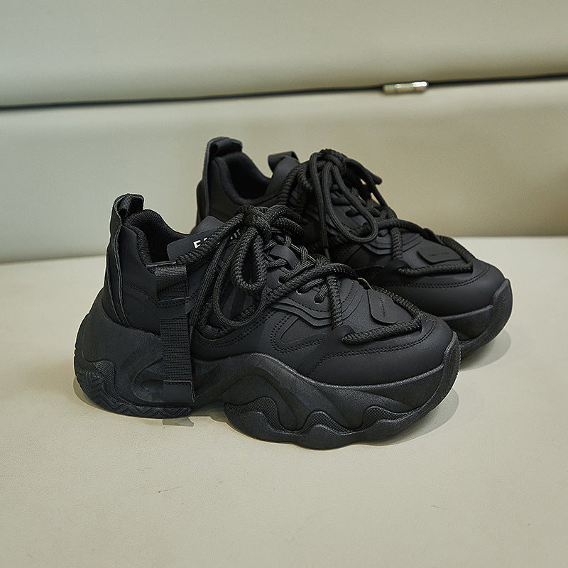 Student Sports Running Shoes Casual Platform Height Increasing