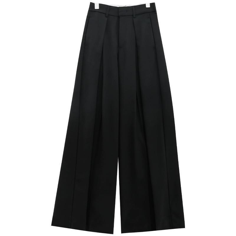 Autumn High Waist Casual Wide Leg Pants