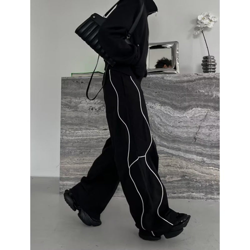 Loose Casual Pants Men's Wide-leg Draggle-tail Trousers
