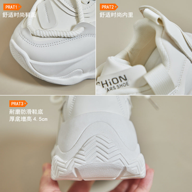 Student Sports Running Shoes Casual Platform Height Increasing