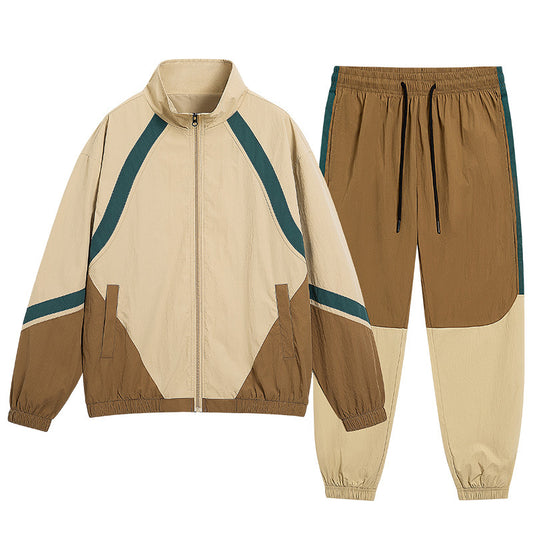 Leisure Sports Suit Men's Stand Collar Coat Sweatshirt