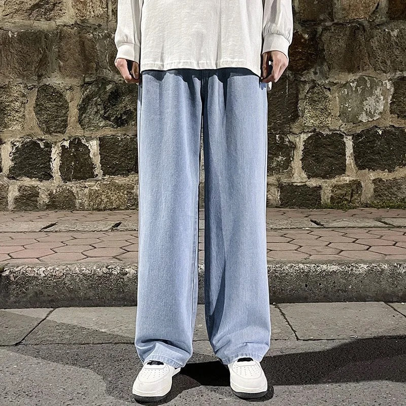 Men's Straight Loose American Design Jeans
