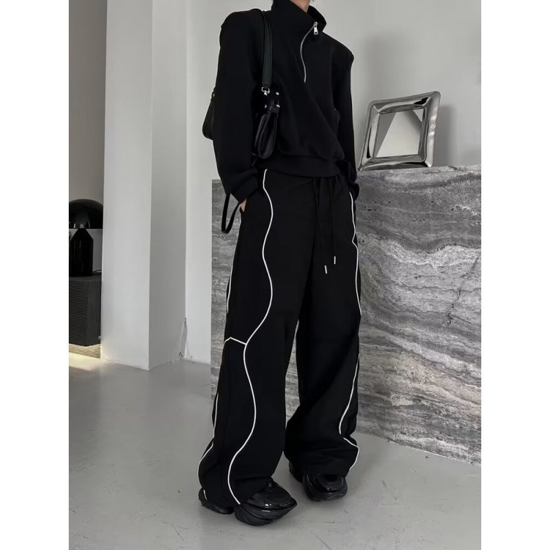 Loose Casual Pants Men's Wide-leg Draggle-tail Trousers