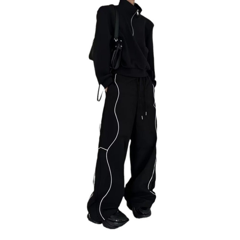 Loose Casual Pants Men's Wide-leg Draggle-tail Trousers