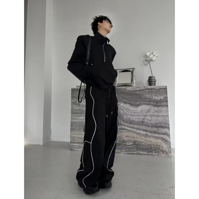 Loose Casual Pants Men's Wide-leg Draggle-tail Trousers