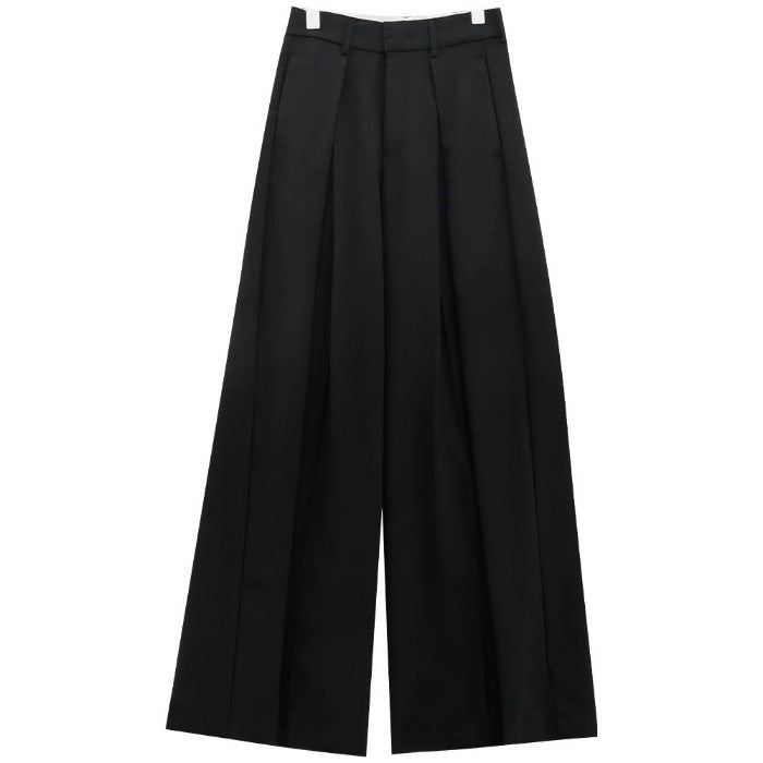 Autumn High Waist Casual Wide Leg Pants