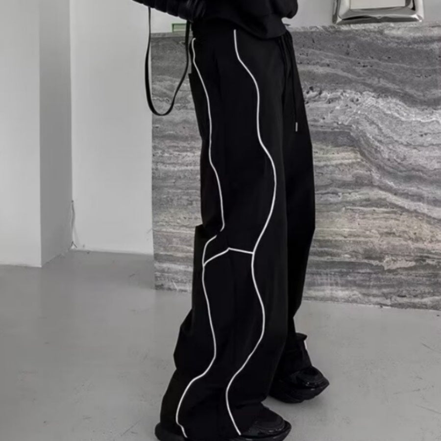 Loose Casual Pants Men's Wide-leg Draggle-tail Trousers